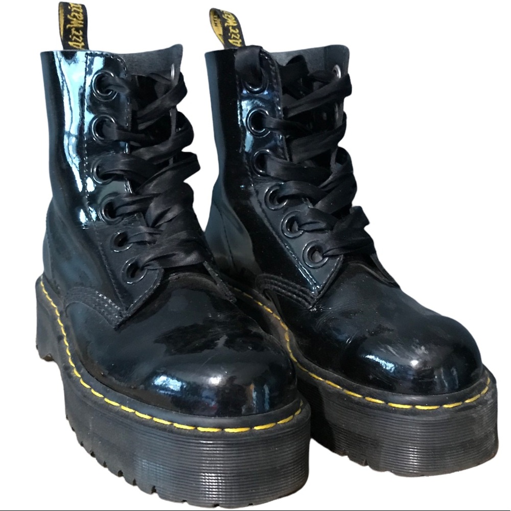 Dr. Martens Black Platform Boots